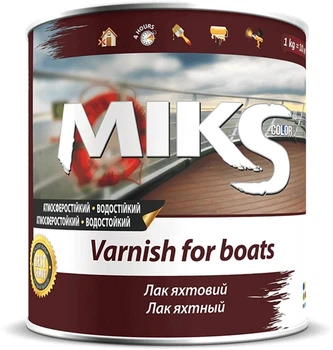 Лак уретановий Miks паркетний глянсовий 0.8 кг (703806)