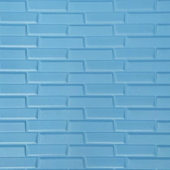 Самоклеящаяся 3D панель Sticker Wall лазурная кладка 700х770х7мм