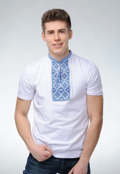 Футболка вишиванка 2XL біла (БМ-2)