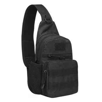 Рюкзак тактичний на одне плече AOKALI Outdoor A14 2L Black (F_5368-16908)