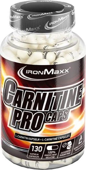 Жироспалювач IronMaxx Carnitine Pro 130 капсул (4260196299114)