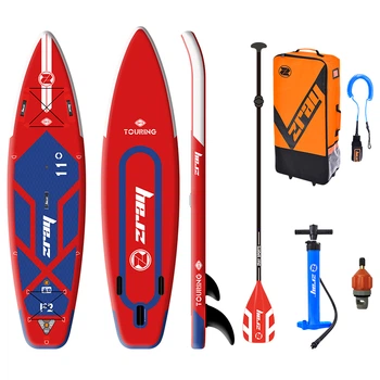 Надувная SUP доска для САП серфинга борд Z-Ray 11'33"6" Fury Pro F2 2021 с веслом, насосом и сумкой для хранения
