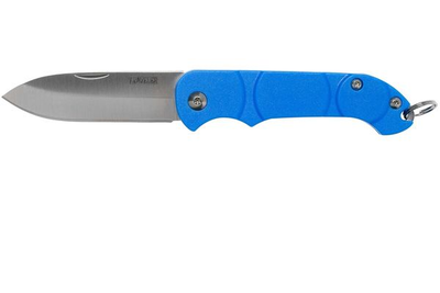 Ніж складаний кишеньковий Ontario OKC Traveler Blue 8901BLU (Slip joint, 57/135 мм, сірий)