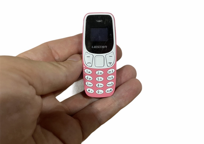 Мини мобильный маленький телефон Gtstar BM10 (2Sim) типа Nokia розовый