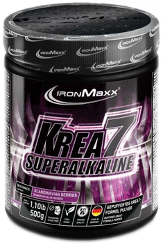Креатин кре-алкалайн IronMaxx Krea7 Superalkaline Powder порошок 500 г Тропический (4260426836652)