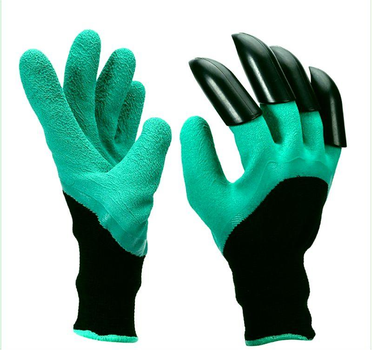 Перчатки садовые с пластиковыми когтями Garden Glove 231