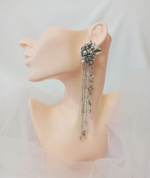 Сережки зірки Ksenija Vitali Long stars SB-00021
