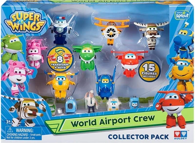 Ігровий набір Трансформерів Super Wings World Airport Crew Супер Крила (710640)