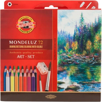 Карандаши цветные акварельные Koh-i-Noor Mondeluz 72 цветов (3714