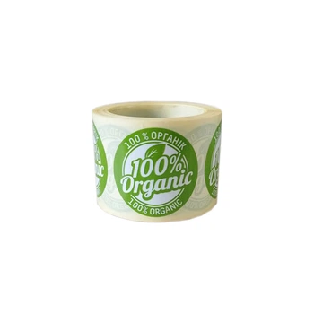Этикетка самоклеящаяся Barko наклейка "Органік/Organic" 39 мм 280 штук