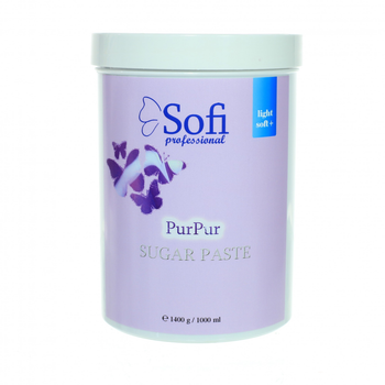 Сахарна паста для шугарингу Sofi May PurPur з ароматом ожини LIGHT SOFT+ 1400 г