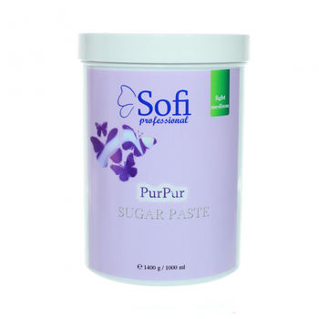 Сахарна паста для шугарингу Sofi May PurPur з ароматом ожини LIGHT MEDIUM 1400 г