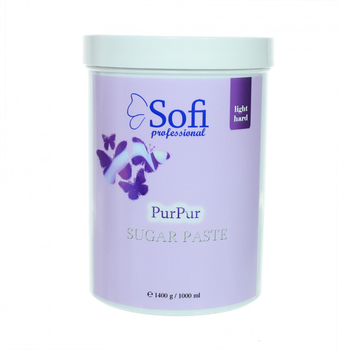 Сахарна паста для шугарінгу Sofi May PurPur з ароматом ожини LIGHT HARD 1400 г