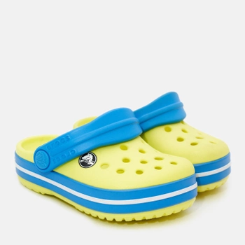 Крокси Crocs Kids' Crocband Clog 204537-73E Салатові з блакитним