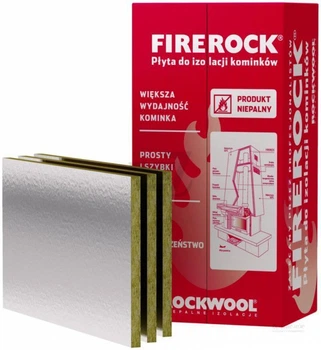 Вата Rockwool Firerock для камінів та печей 1000x600x30 6м2, 10 листів