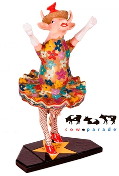 Колекційна статуетка корова Dancing Diva, Size M