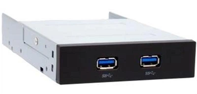 Адаптер Chieftec MUB-3002 2xUSB3.0 для 3.5" Black
