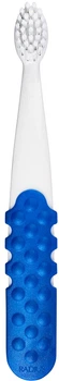 Зубна щітка Radius Totz Plus Toothbrush м'яка щетина Біло-блакитний (085178003138)
