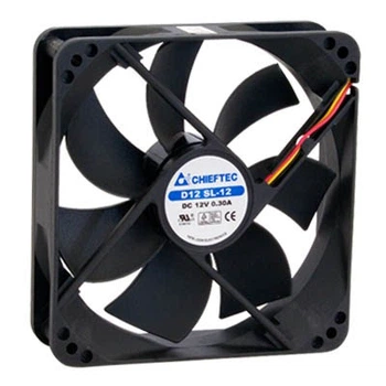 Вентилятор корпусний 120 Х 120 Х 25мм Chieftec AF-1225S Thermal Killer (1350rpm, 3pin/Molex, 27 dB(A))