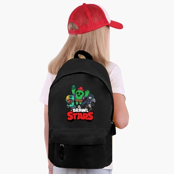 Рюкзак детский Бравл Старс (Brawl Stars) (9263-1021) 17 л Черный
