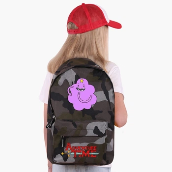 Рюкзак детский Время приключений Принцесса пупырка (Adventure Time Lumpy Space Princess) (9263-1578) 17 л Камуфляж