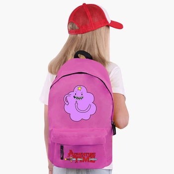 Рюкзак детский Время приключений Принцесса пупырка (Adventure Time Lumpy Space Princess) (9263-1578) 17 л Розовый