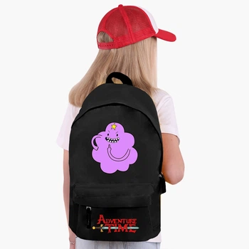 Рюкзак детский Время приключений Принцесса пупырка (Adventure Time Lumpy Space Princess) (9263-1578) 17 л Черный