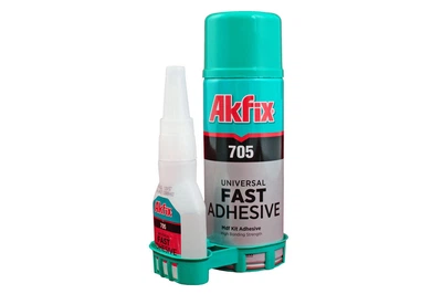 Клей двухкомпонентный Akfix 200 мл + 50 г (705) (GA060)