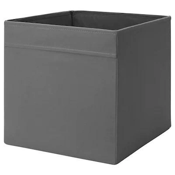 Коробка для хранения IKEA (ИКЕА) DRÖNA 33x38x33 см Темно-серая 104.439.74