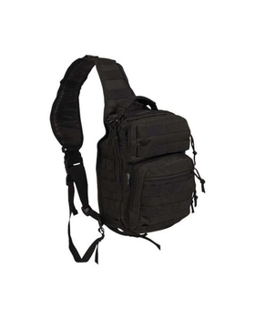 Однолямочный рюкзак тактичний MIL-TEC Чорний