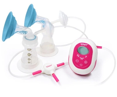 Молоковідсмоктувач електричний двофазний на дві залози DTF Medical Kitett® MINIKIT DUO з розміром насадки 30 L