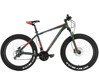 Велосипед Avanti Fat 4.0 26" (рама 17", зеленый с оранжевым)