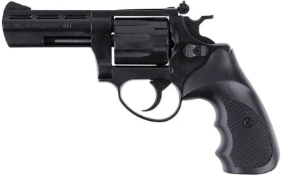 Револьвер флобера ME 38 Magnum 4R (black) + в подарок Патрон Флобера RWS Flobert Cartridges кал. 4 мм lang (Long) пуля (50 шт) + Кобура оперативная для револьвера универсальная + Оружейная чистящая смазка-спрей XADO