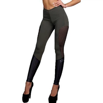 Лосины Totalfit Mystery YS5 XS Хаки-черный (06399419)