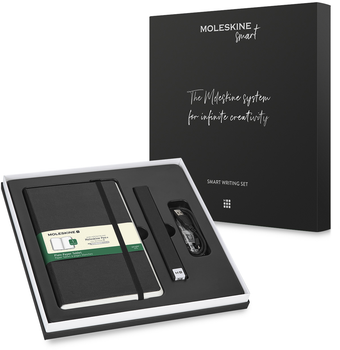Набір Moleskine Smart Writing Set Ellipse Нотатник 13 х 21 см 176 сторінок без лініювання + Ручка кулькова (8056420858846)