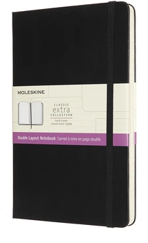 Записная книга Moleskine Classic 13 х 21 см 240 страниц линия-без линовки Черная (8056420852943)