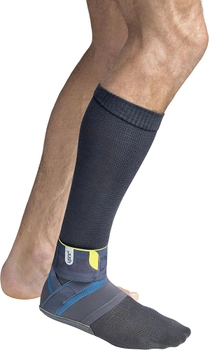 Ортез на гомілковостопний суглоб Push Sports Ankle Brace Kicx / S лівий Сірий (4.20.1.11)