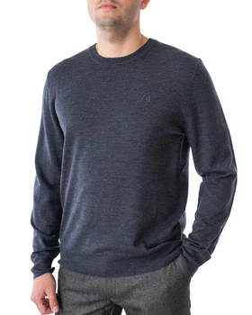 Джемпер чоловічий TRUSSARDI JEANS (52M00344-OF000543-E450/20-21) Сірий XL