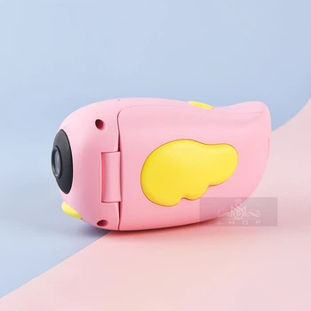 Дитячий фотоапарат відеокамера Kids Camera DV-A100 Пташка Рожева