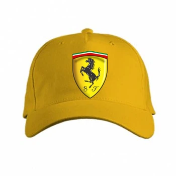 Кепка Ferrari 3D Logo Жовтий