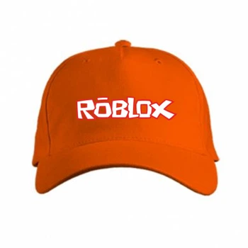 Кепка Roblox logo Помаранчевий