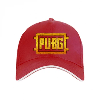 Кепка PUBG and cracks Червоний