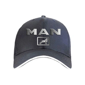 Кепка Man logo and lion Чорний