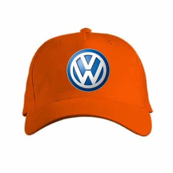 Кепка Volkswagen 3D Logo Помаранчевий