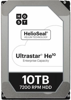 Жесткий диск WD Ultrastar 3.5" SATA 3.0 10TB 7200 256MB (HUH721010ALE600) (JN630F27604)