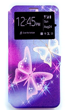 Чехол-Книжка Fine Line для Samsung Galaxy A02 (A022) (butterfly)