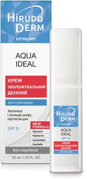 Увлажняющий дневной крем Биокон Hirudo Derm Extra Dry Aqua Ideal 50 мл (4820008319036)