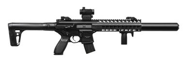 1003651 Пневматическая винтовка Sig Sauer MCX BLK с приц. Micro Red Dot, кал.177