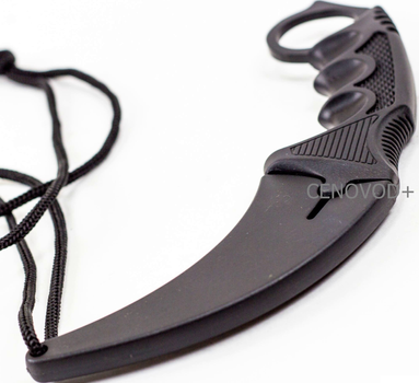 Нож сувенирный тренировочный туристический модель Керамбит из стали (8648592)