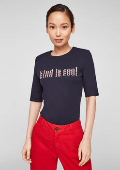 Футболка s.Oliver SLIM FIT 36 Темно-синий 14.103.32.X054-59D0